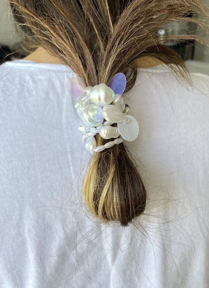 Sea ​​Shell  Scrunchie