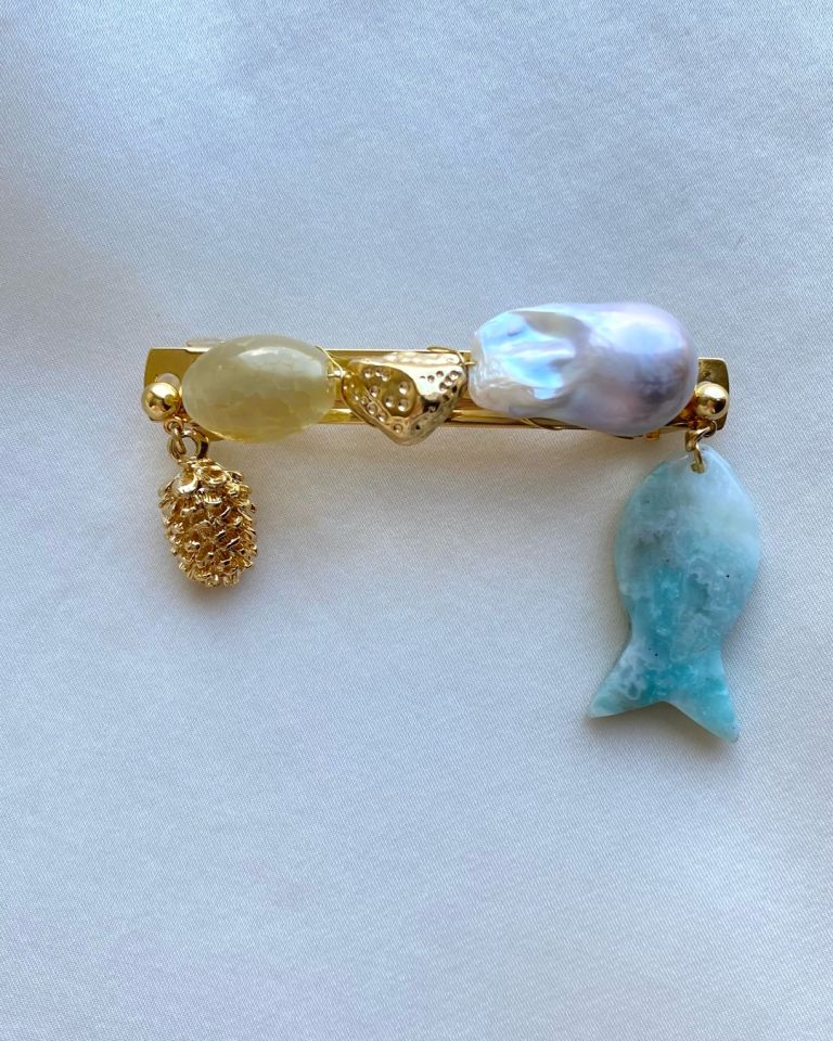 PEARL SHELL KLİPSLİ TOKA