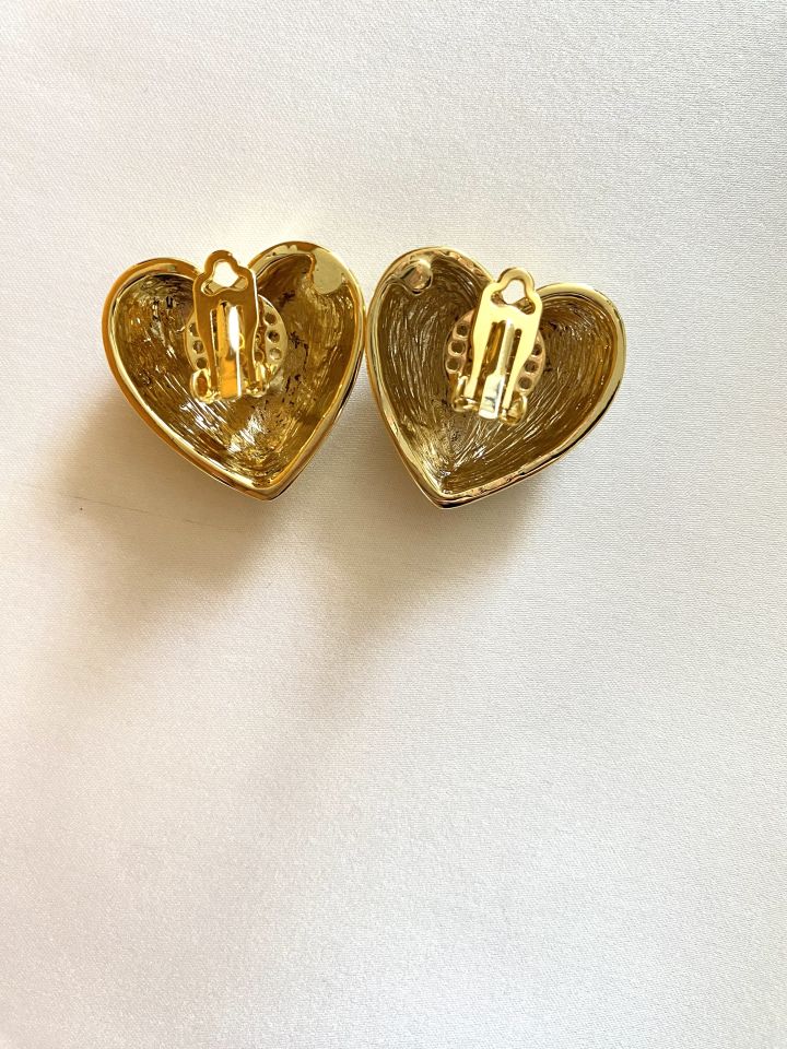 Gold Kalp Küpe